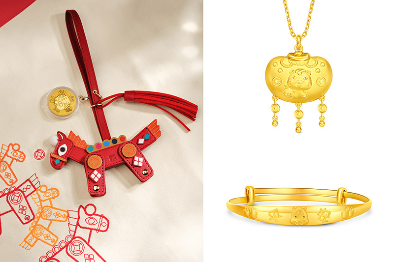 2026百日宴金器BB送禮！馬年生肖金飾推薦｜滿月金器必備足金嬰兒手鐲、嬰兒鎖包、馬年金章